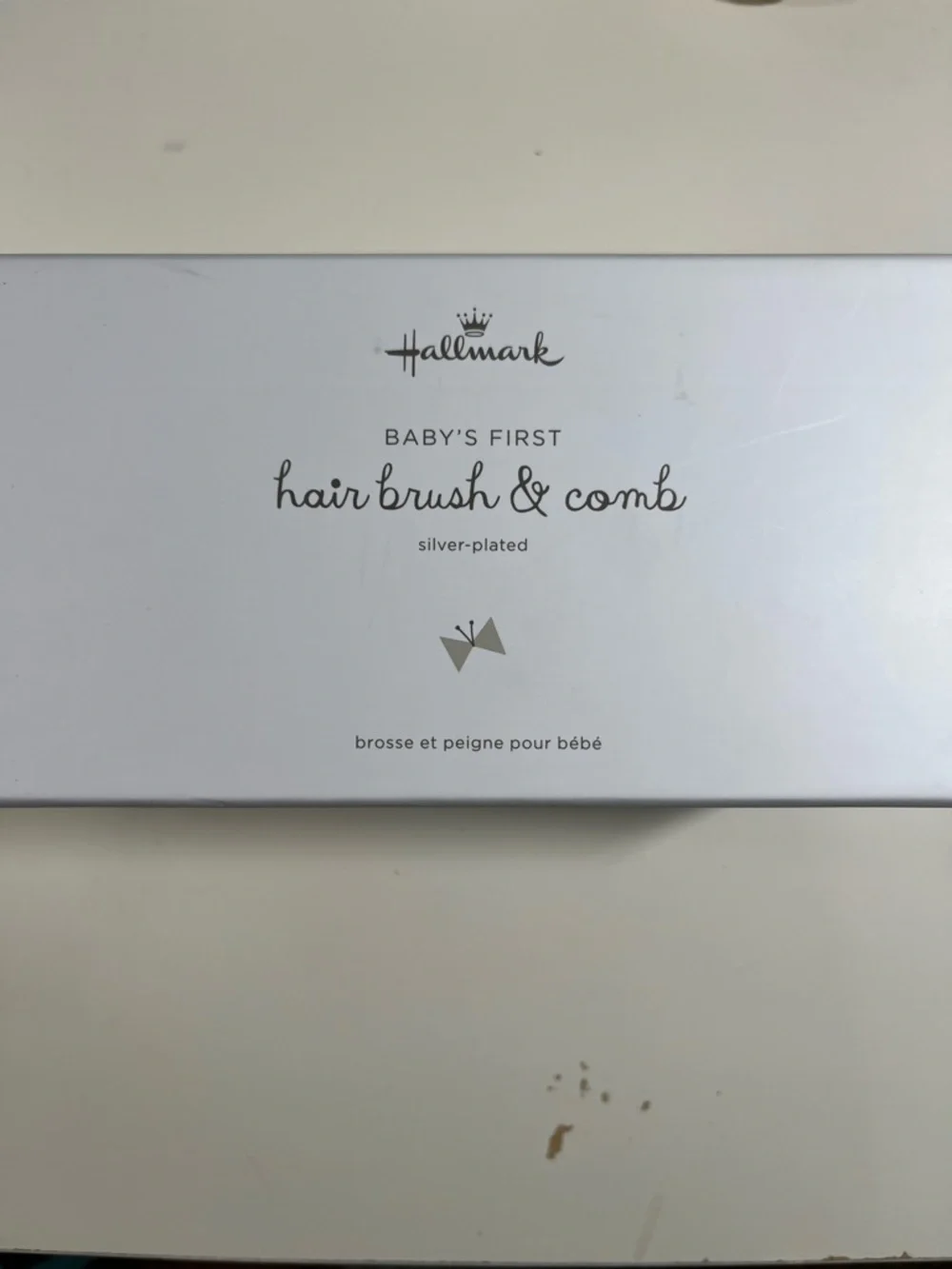 Hallmark Baby's First Brush & Comb Set - Silver